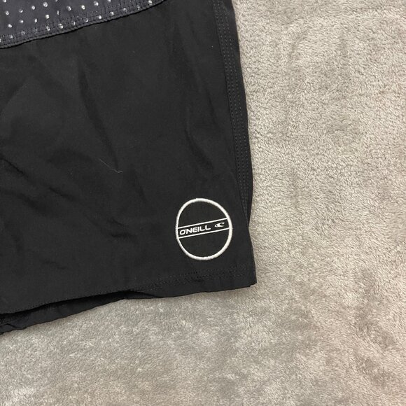 O'Neill Hyperfreak Board Shorts Black and Gray Mens 33 9" Swim Trunks - Picture 2 of 11